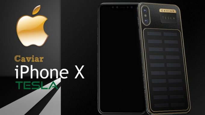 Solární model iPhone X Tesla ušetří vaší peněženku
