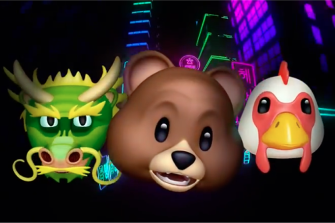 Apple sdílí reklamu propagující aktualizované funkce Animoji pro iOS 12