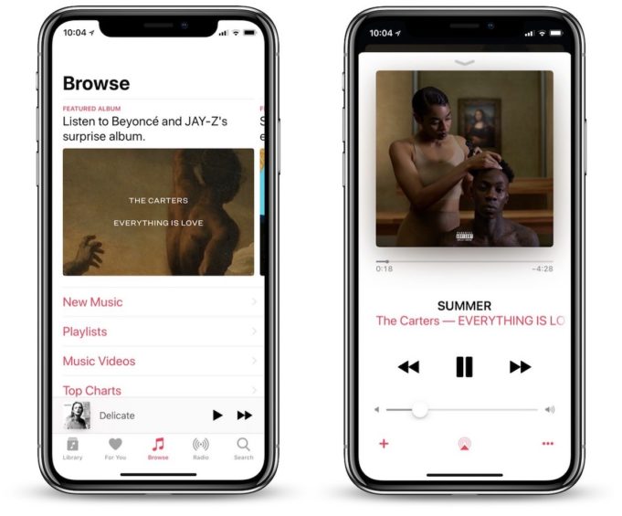 Beyoncé a Jay-Z mají společné nové album v Apple Music a Spotify