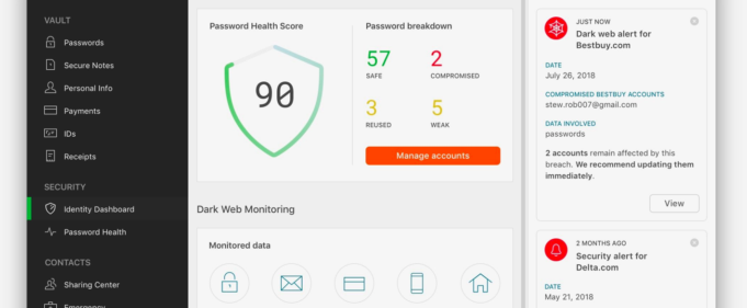 Byla vydána nová verze populárního správce hesel – Dashlane 6