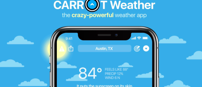 Carrot Weather připravuje obrovskou aktualizaci se silným zaměřením na Apple Watch