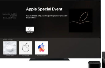 Aplikace Events pro Apple TV byla aktualizovaná na 12.9.2018