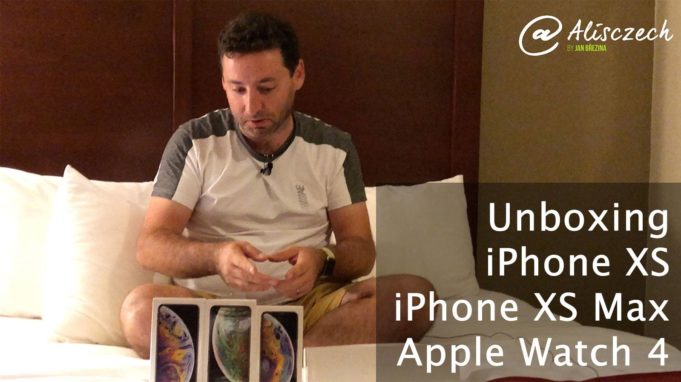 Vybalování iPhonu Xs, Xs Max a Apple Watch Series 4 – jen pro iOvce