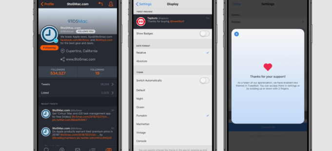 Návod – Jak získat více témat v aplikaci Tweetbot 5
