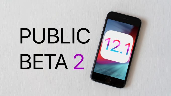 Apple zveřejnil iOS 12.1 Public beta 2 pro veřejné beta testery