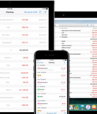 Populární aplikace pro iOS a macOS Finances obdržela aktualizaci
