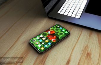 Koncept iPhonu s projektorem a výsuvnou kamerou