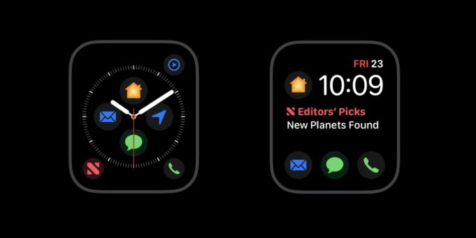watchOS 5.1.1 obsahuje 7 nových rychlých voleb v ciferníku