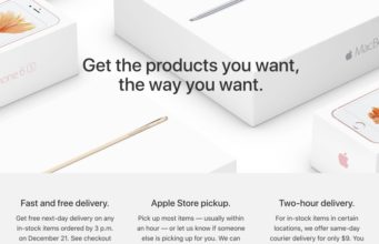 Apple nabízí doručení zásilek zdarma i o víkendech do 21. prosince