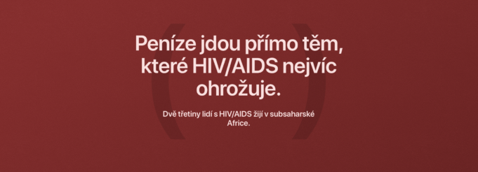 Stránky Apple.cz propagují Světový den boje proti AIDS