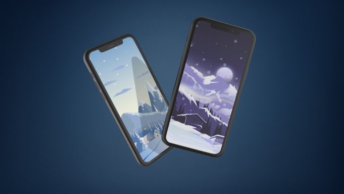 iTapety týdne – Zasněžené pozadí pro iPhone