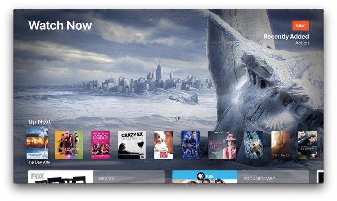 Služba FuboTV tento týden spustila podporu pro aplikaci TV