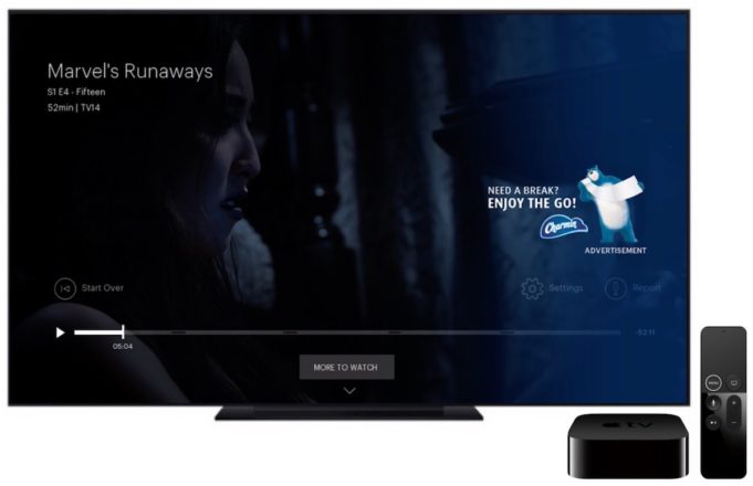 Hulu na Apple TV bude mít reklamu pouze při zapnuté pauze