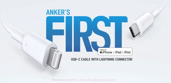 Anker oznámil možnost předobjednávek Lightning/USB-C kabelu s certifikací Apple