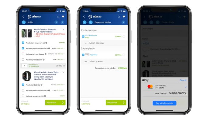 Alza umožní zákazníkům platit pomocí Apple Pay