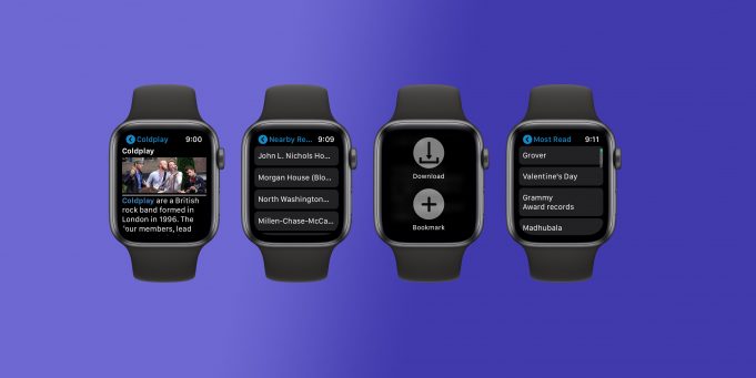 Aplikace MiniWiki vám umožní prohlížet Wikipedii přímo z vašich Apple Watch