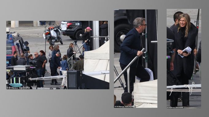 Podívejte se na fotografie z natáčení připravované show Apple s Jennifer Aniston