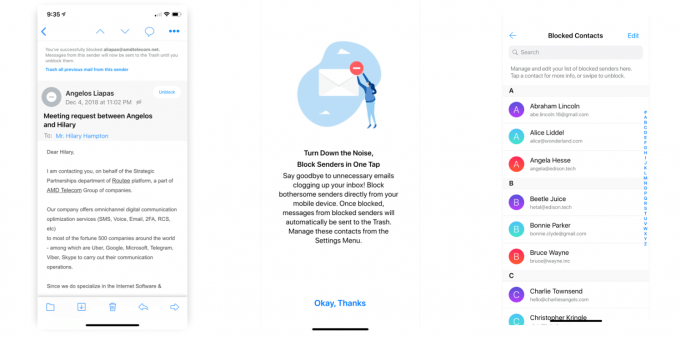 Aplikace Edison Mail obdržela aktualizaci zaměřující se na blokování spamu