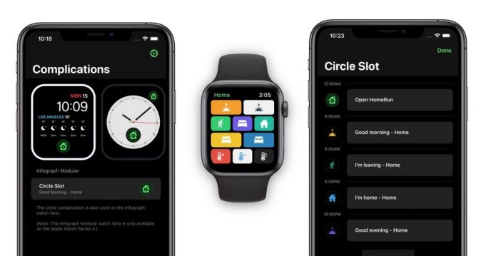 S aplikací HomeRun pro Apple Watch je ovládání scén HomeKit velmi jednoduché
