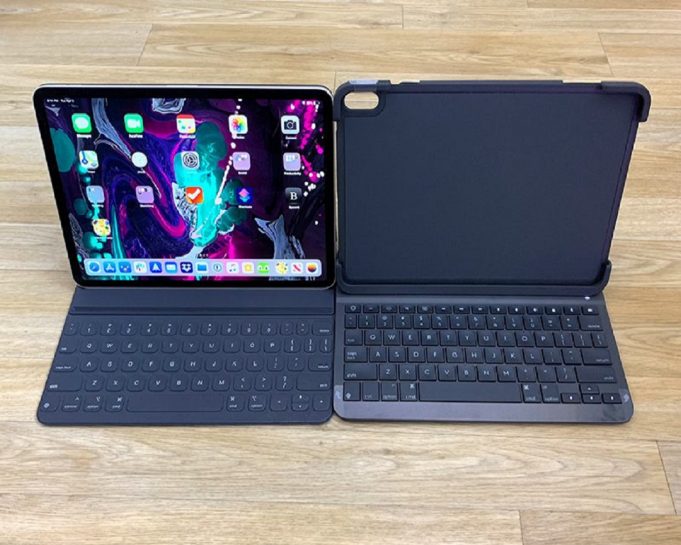 Logitech Slim Folio Pro je cenově dostupná inteligentní klávesnice pro modely iPad Pro