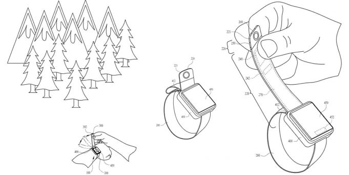 Apple podal patent pro integraci kamery Apple Watch s řemínkem
