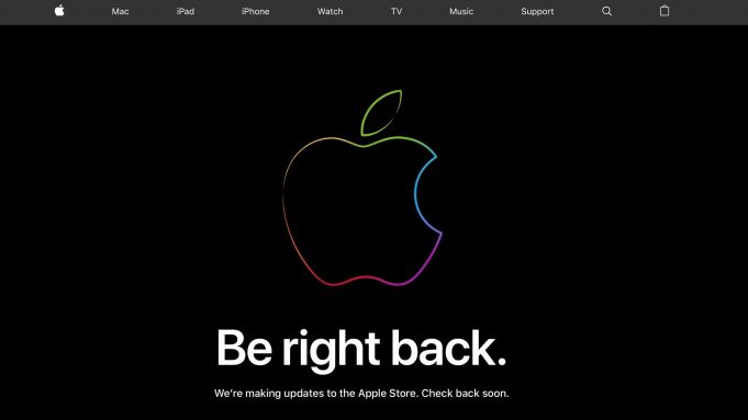 Apple vypl svůj online store