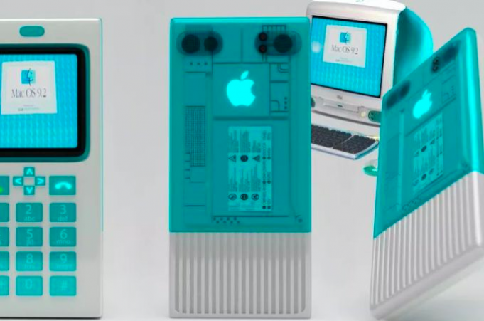 Koncept – Jak by vypadal iPhone, který je kombinací Macintoshe a iMacu G3?