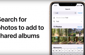 Apple návody – Jak vyhledat fotografie a přidat je do sdílených alb