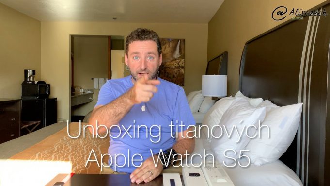 Unboxing titanových Apple Watch S5