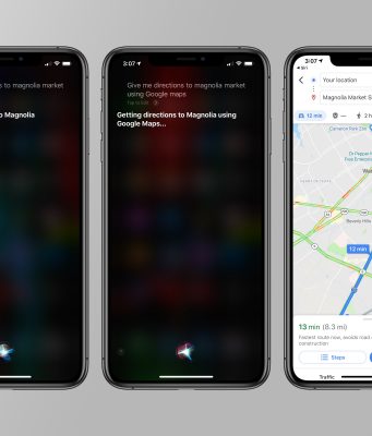 Aplikace Google Maps a Waze byly aktualizovány podporou Siri