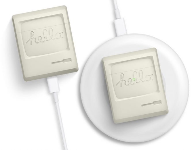Elago vydal nové pouzdro pro AirPods s motivem počítače Macintosh