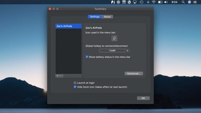 Aplikace ToothFairy pro macOS byla aktualizována s podporou AirPods Pro
