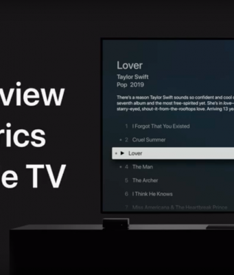 Apple návody – Jak zobrazit texty písní v Apple Music na Apple TV