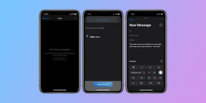 Návod – Jak používat vlastní písma na iPhonu a iPadu