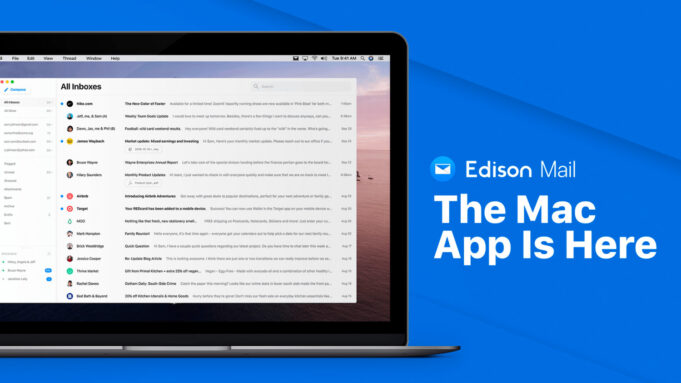 Aplikace Edison Mail je k dispozici také pro uživatele macOS