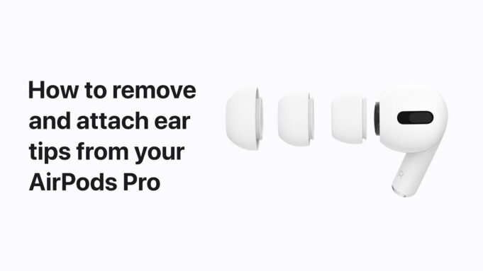 Apple návody – Jak odstranit a vyměnit silikonové koncovky v AirPods Pro