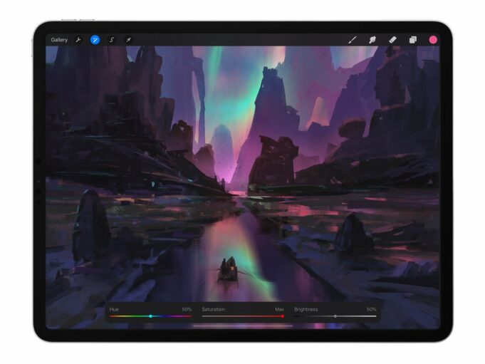 Aplikace Procreate 5 pro iPad je k dispozici a obsahuje nové grafické nástroje