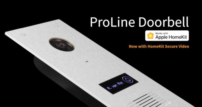 Inteligentní zvonek Robin ProLine nyní podporuje HomeKit Secure Video