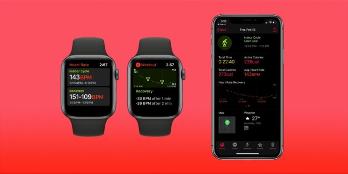 Návod – Jak zkontrolovat obnovení srdeční frekvence na Apple Watch