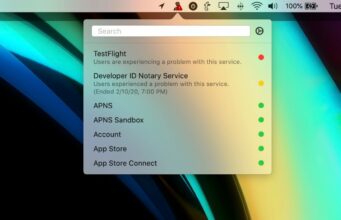 StatusBuddy je aplikace, která usnadňuje kontrolu stavu online služeb Apple