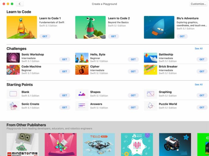 Apple vydal aplikaci Swift Playgrounds pro Mac