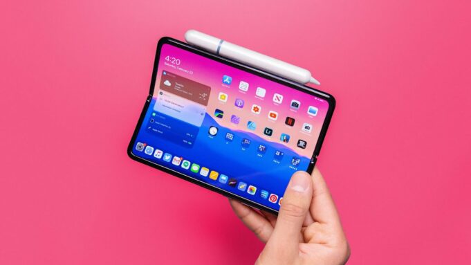 Koncept – Podívejte se na skládací iPad se zcela novou Apple Pencil
