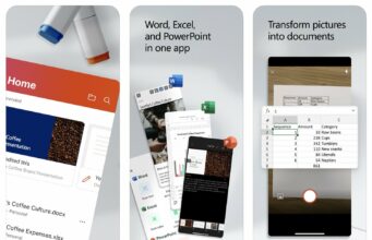 Vydání aplikací Microsoft Office pro iPhone, kombinuje Word, Excel a PowerPoint