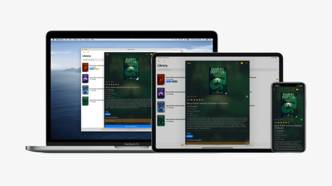 Aplikace Book Track umožňuje uživatelům zobrazit celou svoji sbírku knih na jednom místě