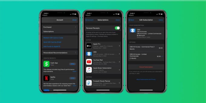 Návod – Jak zobrazit a zrušit předplatné aplikací na iPhonu a iPadu