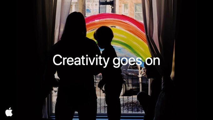Apple sdílel novou reklamu s názvem ‚Creativity Goes On‘