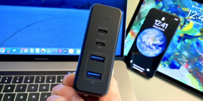 Satechi 108W USB-C stolní nabíječka pro maximální Apple výkon