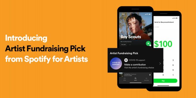 Spotify zavádí podporu pro umělců přes PayPal