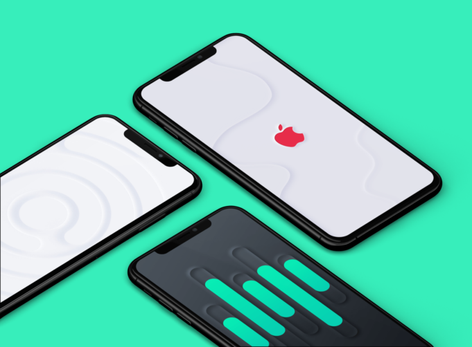 iTapety týdne – Neumorfismus pro iPhone