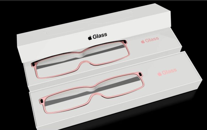 Koncept – Apple Glass s vylepšeným senzorem LiDAR a operačním systémem OS iGlass